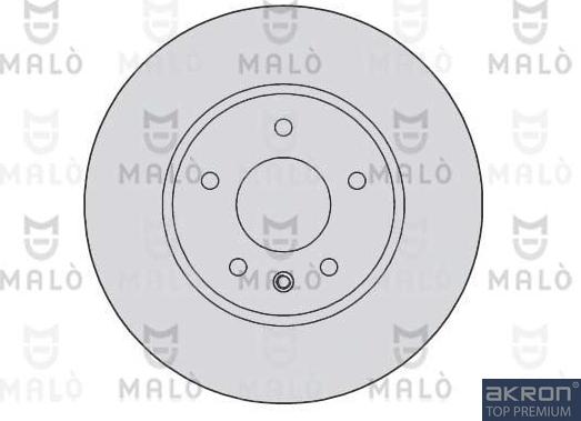 AKRON-MALÒ 1110128 - Disc frana aaoparts.ro