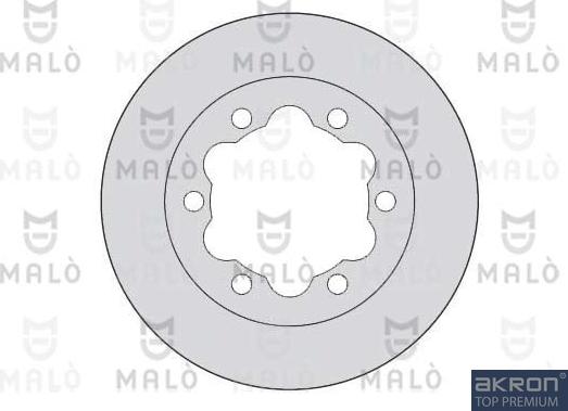 AKRON-MALÒ 1110178 - Disc frana aaoparts.ro