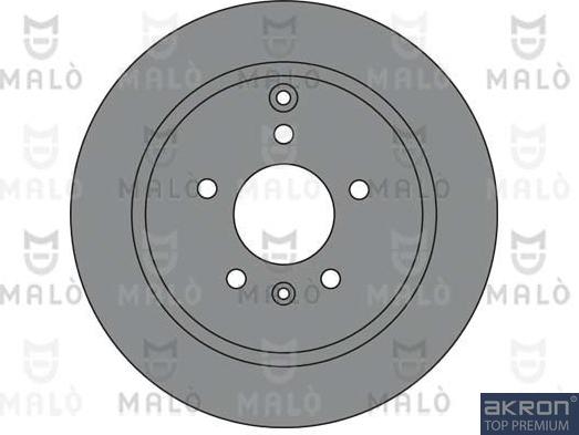 AKRON-MALÒ 1110358 - Disc frana aaoparts.ro