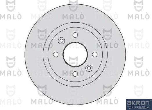 AKRON-MALÒ 1110201 - Disc frana aaoparts.ro