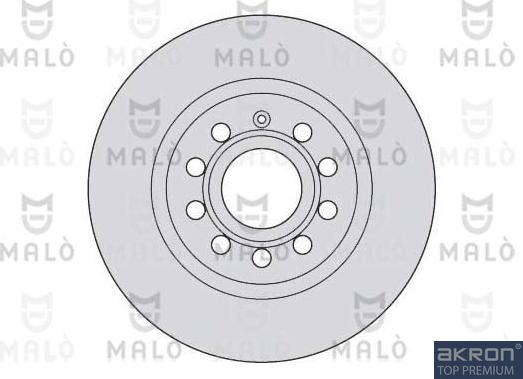 AKRON-MALÒ 1110210 - Disc frana aaoparts.ro