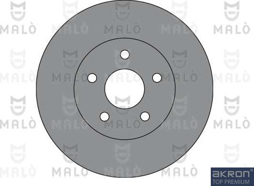 AKRON-MALÒ 1110280 - Disc frana aaoparts.ro