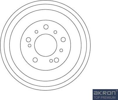 AKRON-MALÒ 1120096 - Tambur frana aaoparts.ro