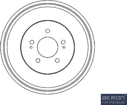 AKRON-MALÒ 1120043 - Tambur frana aaoparts.ro