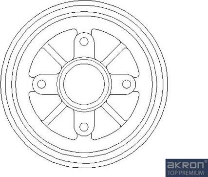 AKRON-MALÒ 1120006 - Tambur frana aaoparts.ro