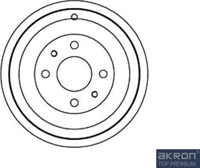 AKRON-MALÒ 1120019 - Tambur frana aaoparts.ro