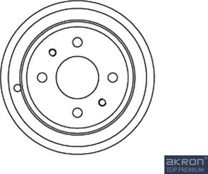 AKRON-MALÒ 1120018 - Tambur frana aaoparts.ro