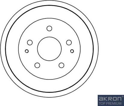 AKRON-MALÒ 1120080 - Tambur frana aaoparts.ro