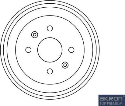AKRON-MALÒ 1120079 - Tambur frana aaoparts.ro
