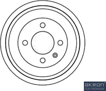 AKRON-MALÒ 1120076 - Tambur frana aaoparts.ro