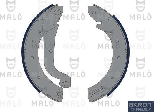 AKRON-MALÒ 1390043 - Set saboti frana aaoparts.ro