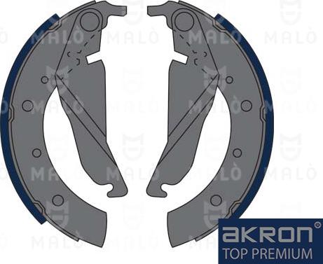AKRON-MALÒ 1390011 - Set saboti frana aaoparts.ro