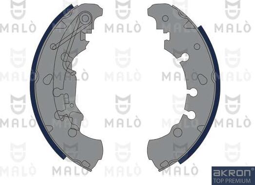 AKRON-MALÒ 1390085 - Set saboti frana aaoparts.ro
