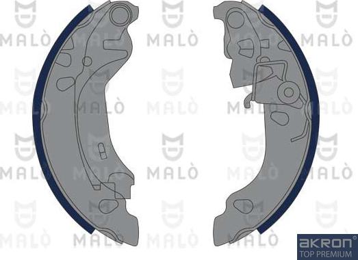 AKRON-MALÒ 1390076 - Set saboti frana aaoparts.ro
