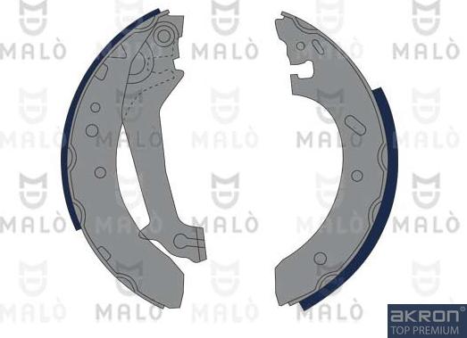 AKRON-MALÒ 1390112 - Set saboti frana aaoparts.ro