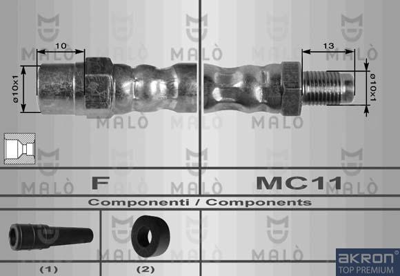 AKRON-MALÒ 8913 - Furtun frana aaoparts.ro