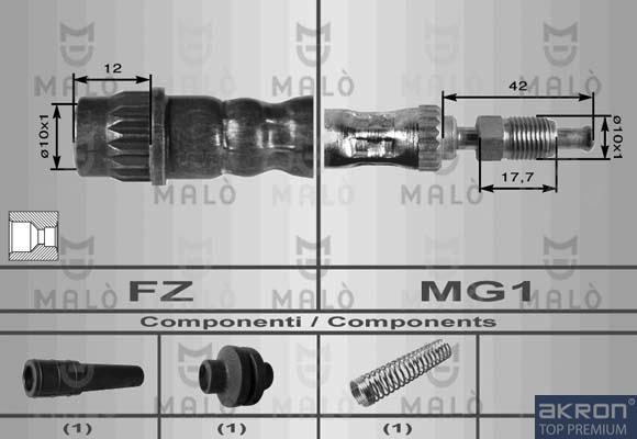 AKRON-MALÒ 8569 - Furtun frana aaoparts.ro