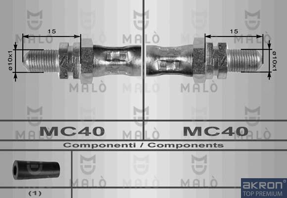 AKRON-MALÒ 8565 - Furtun frana aaoparts.ro