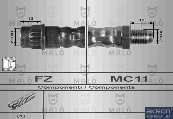 AKRON-MALÒ 8570 - Furtun frana aaoparts.ro