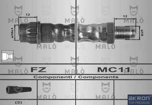 AKRON-MALÒ 8641 - Furtun frana aaoparts.ro