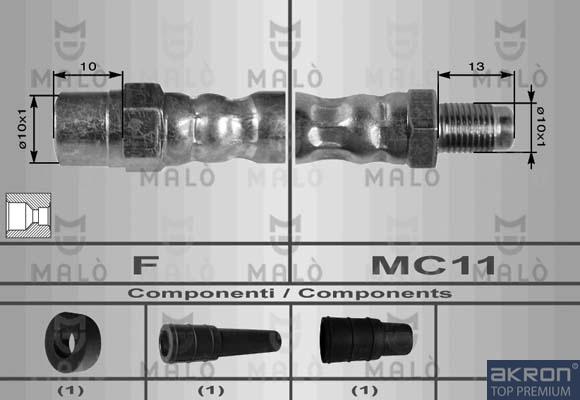 AKRON-MALÒ 8043 - Furtun frana aaoparts.ro