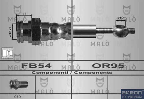 AKRON-MALÒ 80501 - Furtun frana aaoparts.ro