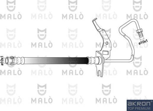 AKRON-MALÒ 80580 - Furtun frana aaoparts.ro