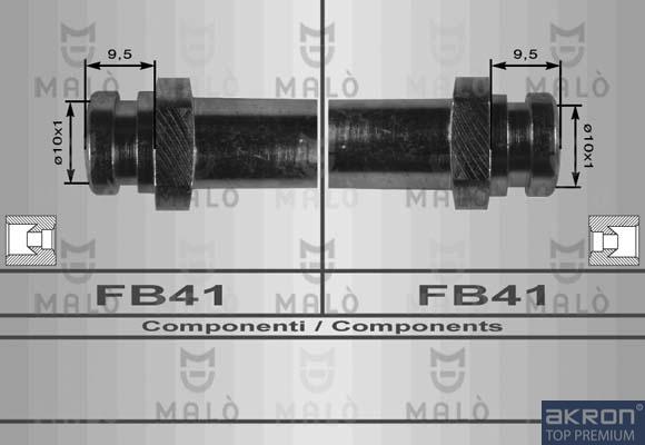 AKRON-MALÒ 80046 - Furtun frana aaoparts.ro