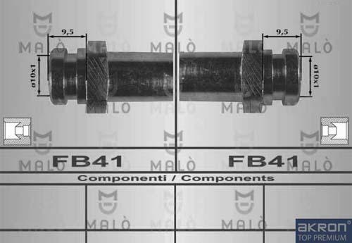 AKRON-MALÒ 80050 - Furtun frana aaoparts.ro