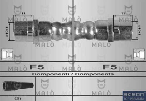 AKRON-MALÒ 80164 - Furtun frana aaoparts.ro