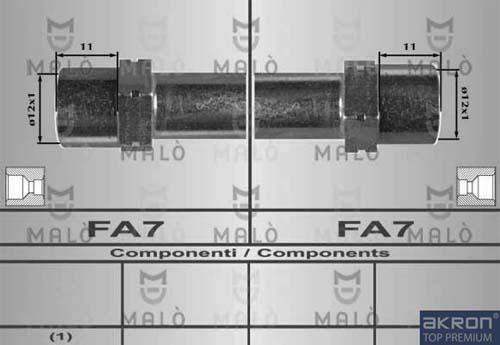 AKRON-MALÒ 80370 - Furtun frana aaoparts.ro