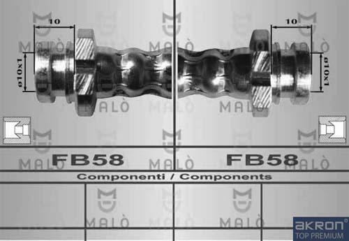 AKRON-MALÒ 80296 - Furtun frana aaoparts.ro