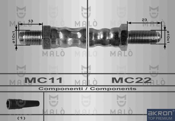 AKRON-MALÒ 8205 - Furtun frana aaoparts.ro