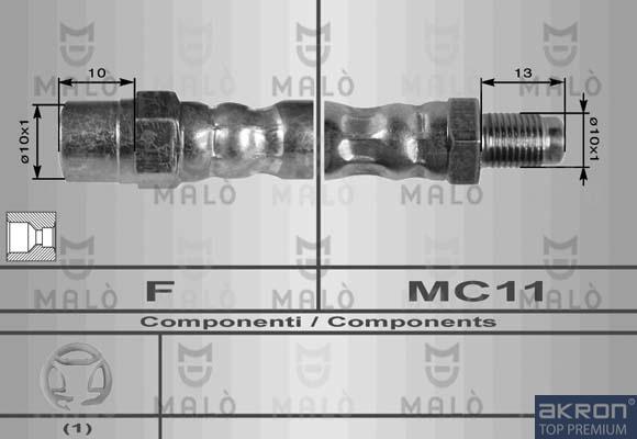 AKRON-MALÒ 8228 - Furtun frana aaoparts.ro