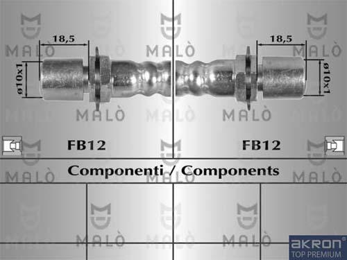 AKRON-MALÒ 8223 - Furtun frana aaoparts.ro