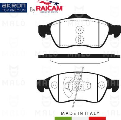 AKRON-MALÒ 28480995 - Set placute frana,frana disc aaoparts.ro
