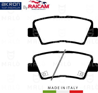 AKRON-MALÒ 28480977 - Set placute frana,frana disc aaoparts.ro