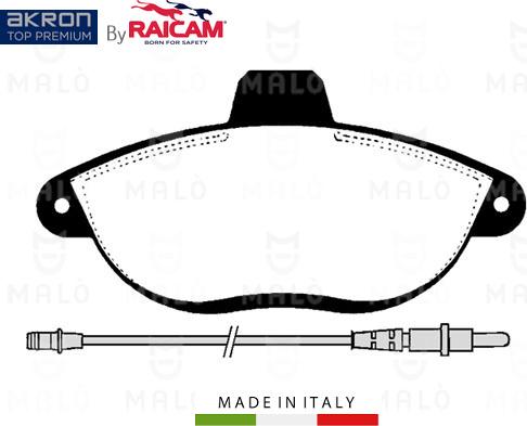 AKRON-MALÒ 28480070 - Set placute frana,frana disc aaoparts.ro