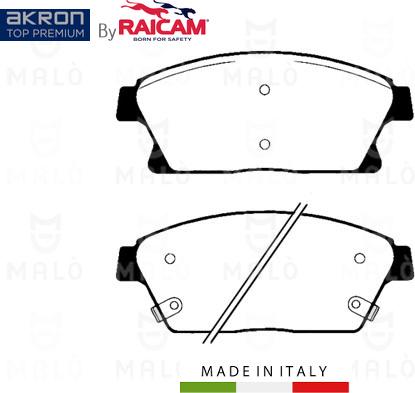 AKRON-MALÒ 28480197 - Set placute frana,frana disc aaoparts.ro