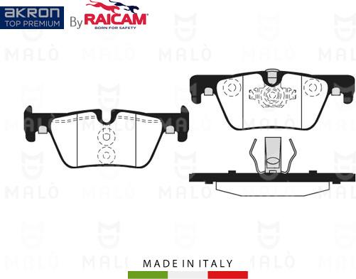 AKRON-MALÒ 28480880 - Set placute frana,frana disc aaoparts.ro