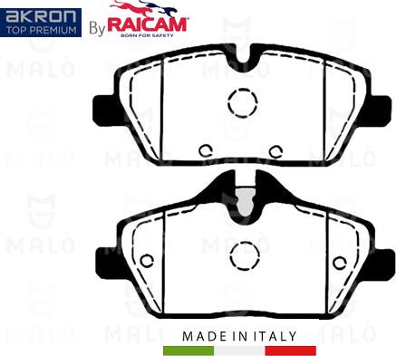 AKRON-MALÒ 28480881 - Set placute frana,frana disc aaoparts.ro