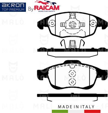 AKRON-MALÒ 28480254 - Set placute frana,frana disc aaoparts.ro