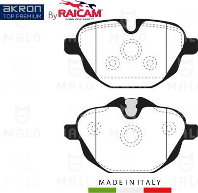 AKRON-MALÒ 28480257 - Set placute frana,frana disc aaoparts.ro