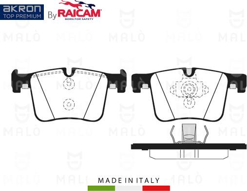 AKRON-MALÒ 28480286 - Set placute frana,frana disc aaoparts.ro