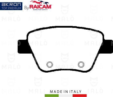 AKRON-MALÒ 28481082 - Set placute frana,frana disc aaoparts.ro