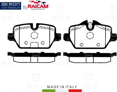 AKRON-MALÒ 28481118 - Set placute frana,frana disc aaoparts.ro