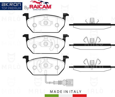 AKRON-MALÒ 28481125 - Set placute frana,frana disc aaoparts.ro