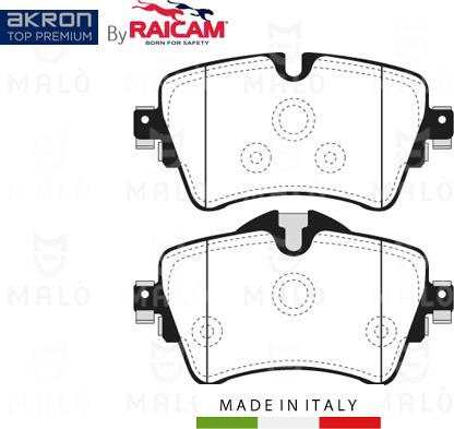 AKRON-MALÒ 28481173 - Set placute frana,frana disc aaoparts.ro