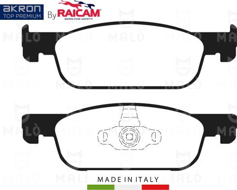 AKRON-MALÒ 28481172 - Set placute frana,frana disc aaoparts.ro