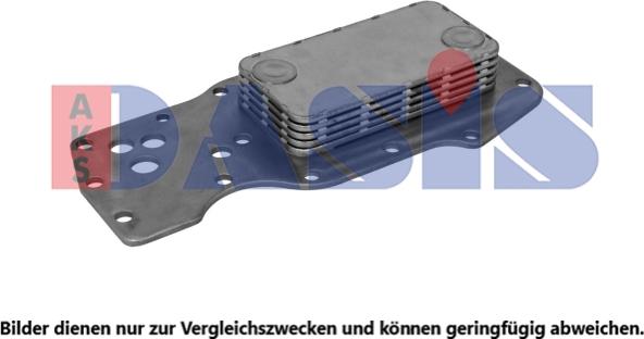 AKS Dasis 406008N - Radiator ulei, ulei motor aaoparts.ro